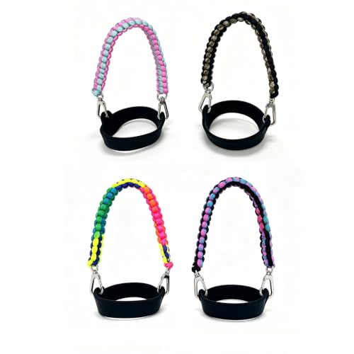 Water Bottle Handle Strap for Stanley Cup, Owala and Most 12-40oz Tumblers - color: set 1, style: 4 pcs