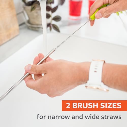 Full Circle All-in-One Bottle Cleaning Multitool, Green - color: Green