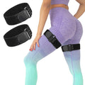 2 Pcs Occlusion Bands BFR Bundle Booty Bands Adjustable Best Fabric Resistance Bands Glutes Hip Building Blood Flow Restriction Bands for Women Exercising Butt Squat Thigh Fitness Legs Hip Building