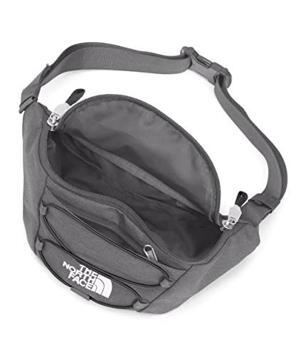 THE NORTH FACE Jester Lumbar Pack | Fanny Pack With Water Repellent Finish, 2.2 Liters, Crossbody Adjustable Strap - color: Zinc Grey Dark Heather/Asphalt Grey