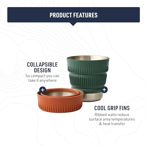 Sea to Summit Detour Collapsible 16-Oz Camp Mug, Beluga Black