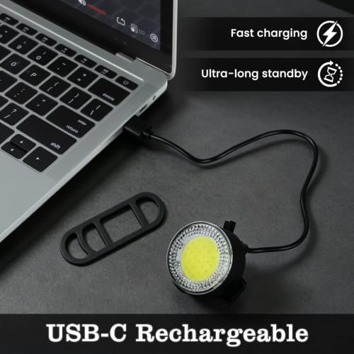 Clip on Flashlight Running Lights for Runners Dog Light for Dog Walking at Night Rechargeable Safety Portable EDC Bike Light Gift for Runners Hands Free LED Work Light Flashing Camping Hiking Gear