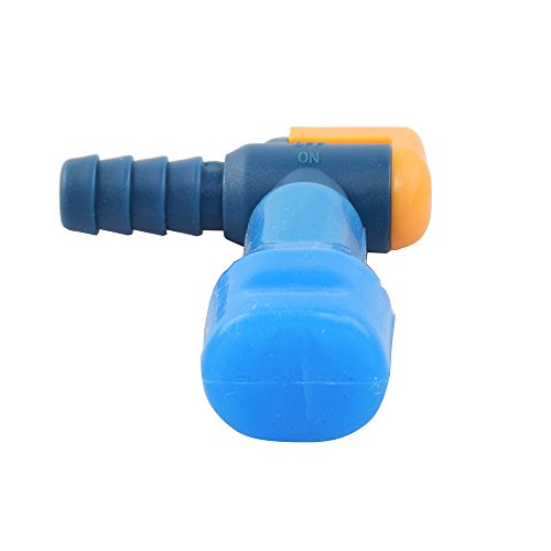 J.CARP ON-Off Switch Bite Valve Tube Nozzle Replacement for Hydration Pack Bladder - color: 90 Degree, Pack of 2