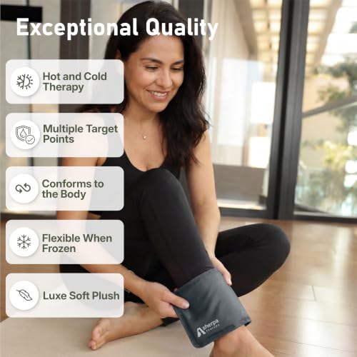 Flexible Hot and Cold Gel Pack Small 5" x 10", 2 Pack - size: Small (2 pack), style: Grey