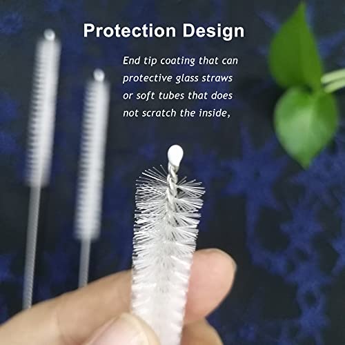 Straw Cleaner Brush Extend 12 inch, Extra Wide 12mm diam Pipe Cleaners, Extra Long Straw Brush for Sippy Cup, Water Bottle and Tubes, Drinking Straw Cleaning Brush Set 20 Pack - size: 12" (Pack of 2)
