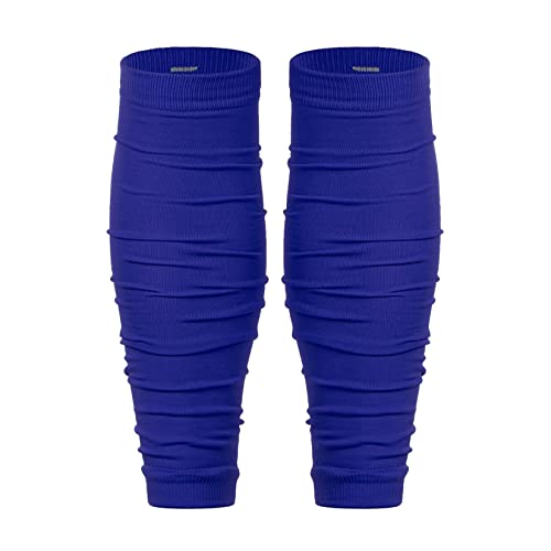 Football Leg Sleeves Scrunch Style Calf Compression Sleeve Men One Size - color: Blue