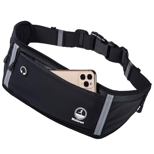 Running Belt Slim Fanny Packs Jogging Pouch Phone Holder Waist Pack - Black - color: C Black