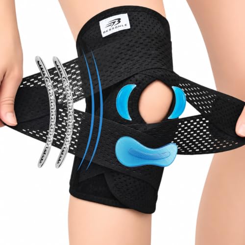 Knee Brace for Women and Men,Knee Support with Side Stabilizer-XXL - size: XX-Large