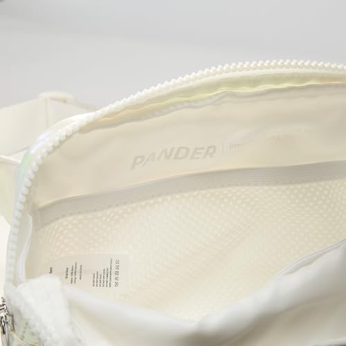 Pander Belt Bag Large 2L, Nylon Fanny Pack Purse for Women and Men with Adjustable Strap - color: Iridescent