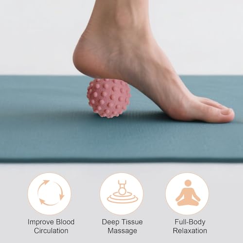 Foot Massage Ball Myofascial Release - color: 1 Pink Massage Ball