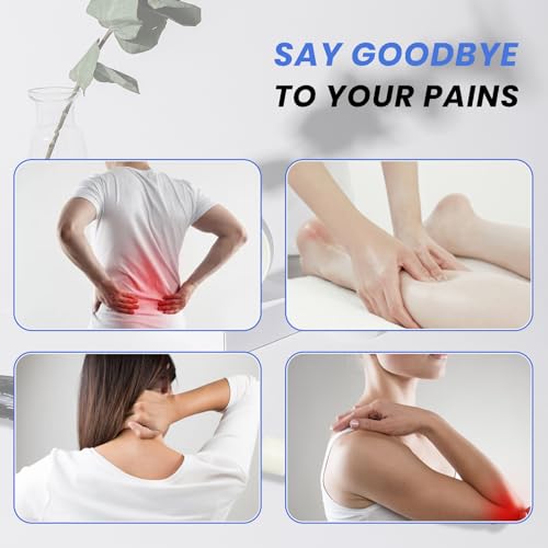 Muscle Roller Stick Ctwctr Massage Roller for Lymphatic Drainage, Cellulite Massager, Leg Massager for Circulation and Pain Relief, Deep Tissue & Trigger Point Massage - color: Blue