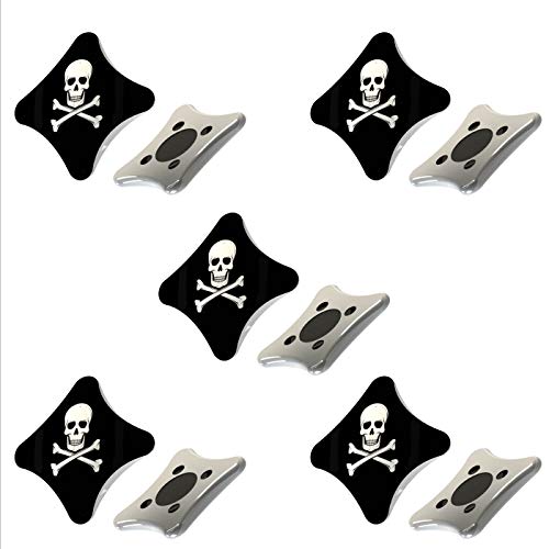 Magnetic RaceBib Fixing System - color: Bibup Pirate, size: Small