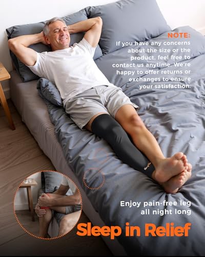 Copper Leg Compression Sleeve Ultra Breathable Full Leg Compression Sleeve