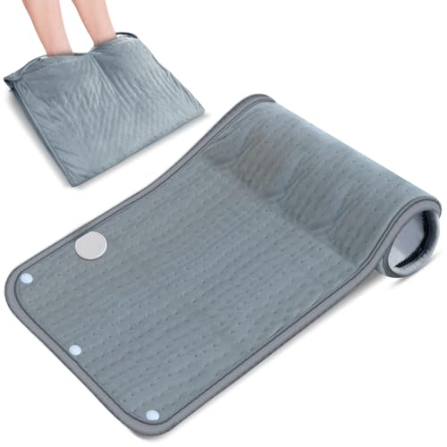 Heating Pad Extra Large 22x33 & Foot Warmer Double Sided 2 in 1, Gift Idea