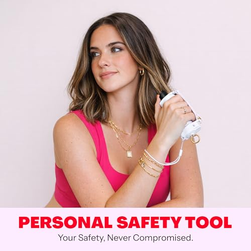 Safely Sidekick 5-in-1 Women's Self Defense Device | Pepper Spray, 130dB Personal Alarm, Rechargeable Flashlight & Safety Spike - color: Black