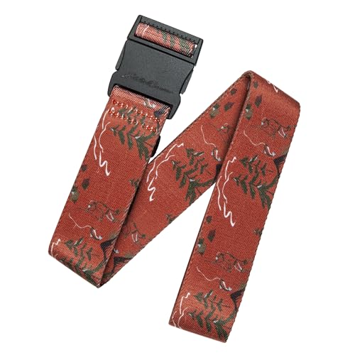 Eddie Bauer Trail Belt Active Stretch Webbing with Quick Release Buckle - color: Clay