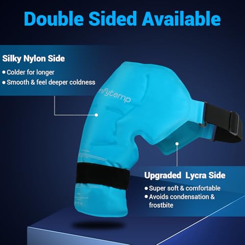 Comfytemp Shoulder Ice Pack, Rotator Cuff Cold Therapy Wrap (Large/X-Large) - color: Blue