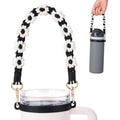Water Bottle Handle Strap for Stanley Cup, Owala and Most 12-40oz Bottles - color: Daisy 10