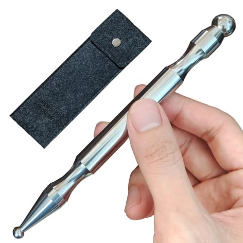 Acupressure Pen, 304 Stainless Steel Trigger Point Tool, Manual Reflexology Fascia Stick, Pressure Point Massage Tool - style: Pen-3