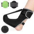 Plantar Fasciitis Night Splint with Massage Ball and Arch Support, Adjustable Achilles Tendonitis Brace Relief, Planter Facetious Support Sock for Women (9-12.5) Men (8-11.5) -Gray - color: Medium-Gray