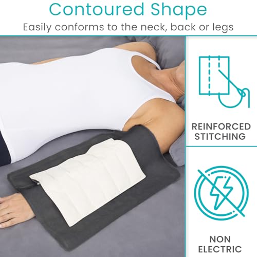 Vive Moist Heating Pack HSA/FSA Approved - 10" x 12" Physical Therapy - size: Standard