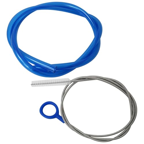 Replacement Tube Set with Cleaning Brush Kit 98CM Long Water Hose for Hydration Pack