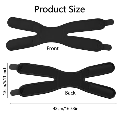 Knee Brace for Women and Men, Breathable Adjustable Knee Braces, Black - color: Black