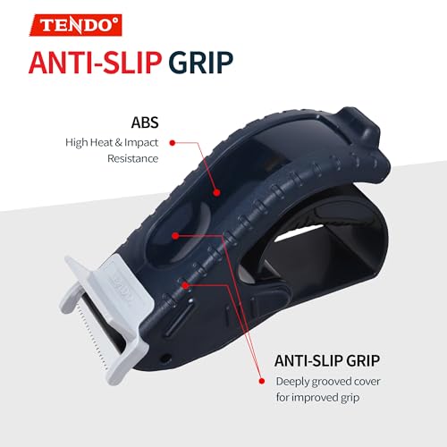 TENDO° SY-223 Tape Label Dispenser: Ergonomic, Economic, Environmental Solution with 10° Sloped Blades, Compatible with 1.77-2'' Tapes