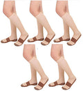 Graduated Compression Socks (5 Pair) Calf High Men Women Support Stocking.