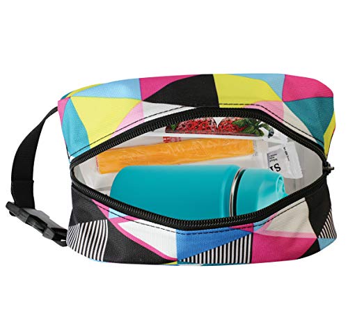 PackIt Freezable Snack Box, Triangle Stripes, Medium (Pack of 12) - color: Triangle Stripes, size: Medium (Pack of 12)