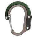 GEAR AID HEROCLIP Small Carabiner Gear Clip with 360° Swivel Hook - color: Forest Green, size: 1 Carabiner