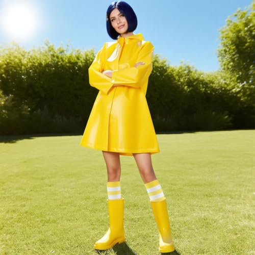 Junely Compression Socks for Women Knee High Striped Polka Dot Stockings - color: Yellow White