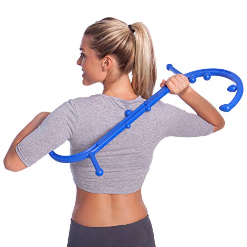 Body Back Buddy Classic Back Massager & Neck Massager for Pain Relief, Blue - color: Blue, size: Classic Bundle