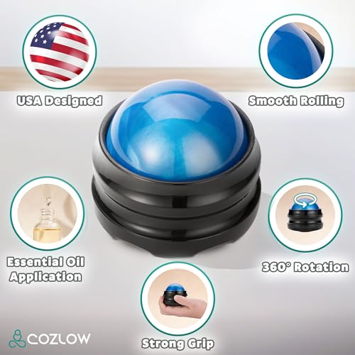 Massage Ball, Muscle Massager Roller, Trigger Point Deep Tissue Release - color: Massage Ball