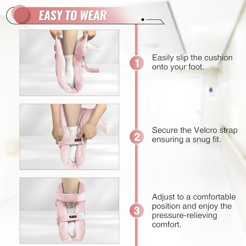 SPRING SEAON Heel Protectors for Pressure Sores with Hot Cold Pack Pocket
