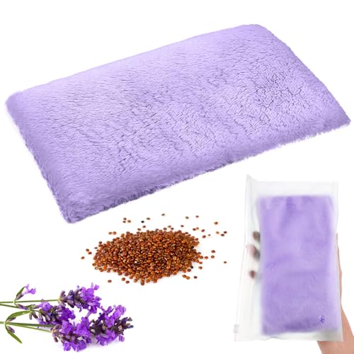 Cozypower Mini Heating Pad Microwavable Hot Cold Pack Reusable,Purple - color: Purple