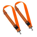 2 Pcs Reflective Belt Sash Walking Gear, High Visibility Safety Running Gear, Night Walking Safety Gear for Men Women Kids Night Dog Walking Gear - color: Orange