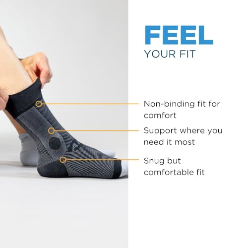 OrthoSleeve Slip-on Ankle Brace for increased mobility from swelling, ankle pain, ankle strain and weak ankles (Small) - size: Small