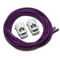 IBUNGEE LACES (Elastic No Tie Shoelaces (Made in the USA) - color: Purple, size: 22-inch