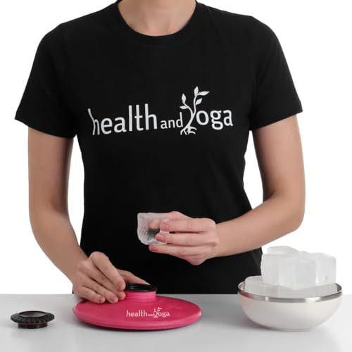 HealthAndYoga™ Vintage Style Rubber Cooling Ice Bag - First-Aid Device for Cold Therapy