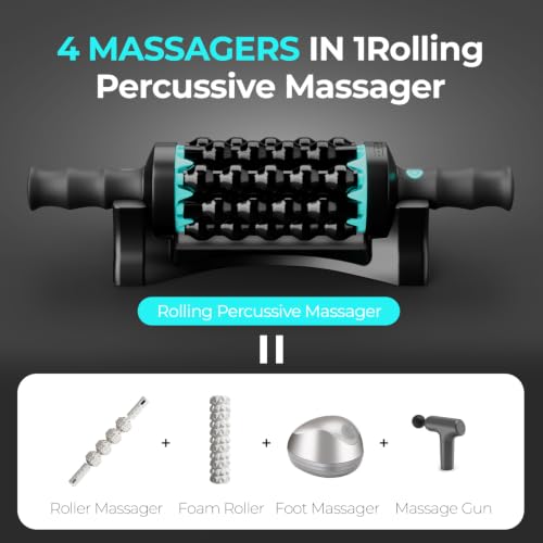Electric Massage Roller 5 Speed, Deep Tissue Cellulite Massager