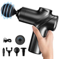 LEERCON Massage Gun Deep Tissue Mini Muscle Massager for Pain Relief, Black - color: B2-black