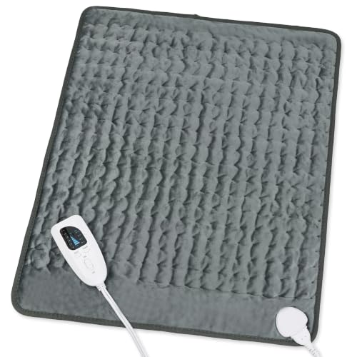 Heating Pad,Electric Heating Pads,Heating Pad for Back,DimGray,24x20 Inch - color: Darkgray, size: 24x20 Inch