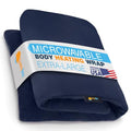SunnyBay Microwavable Heating Pad, Extra Large, 10x24 inch, 2.8 lb, Navy - color: Unscented Navy Blue