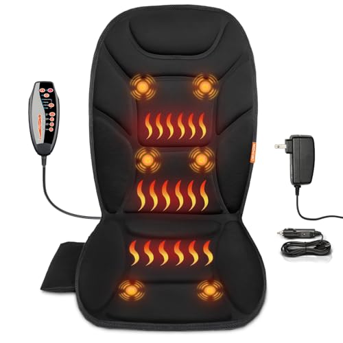 CARSHION Massage Chair Pad with Full Back Thighs Heat