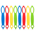 Toddmomy Water Bottle Carrier Strap Set of 8 Silicone Bottle Handles