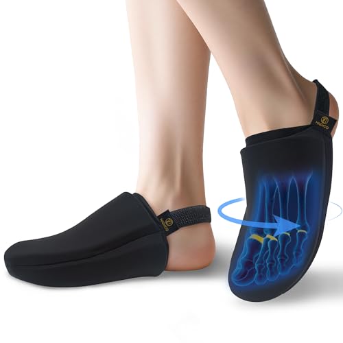 Foot Ice Pack for Toes,Freeze Flexible Ice Gel Socks Cold &Hot Therapy,Foot & Toe Ice Pack Wrap for Tendonitis, Plantar Fasciitis, Swelling, Sprained,Sport Injuries,Black (Black-2 Packs) - color: Black-2 Packs