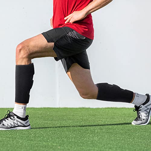 Chivao 2 Pairs Calf Brace Adjustable Shin Splint Support Lower Leg Compression Wrap Calf Sleeves for Men Women Pain Relief, Increases Circulation Reduces, Muscle Swelling(Gray, Black) - color: Gray, Black