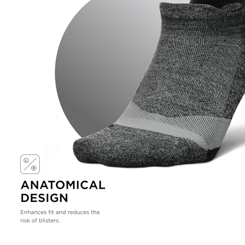 Feetures Elite Light Cushion No Show Tab Sock Wave - color: New Gray (1 Pair), size: Medium