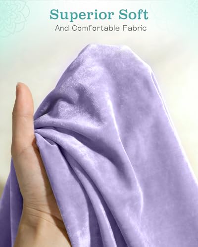 Small Microwave Heating Pad for Neck and Shoulder, Microwavable Versatile Cold/Heated Muscle Ache, Soothing Fatigue Wrap for Back Pain and More, Moist Heat Pad Warm Compress (Purple, 7" × 12") - color: Purple 7*12 Inch
